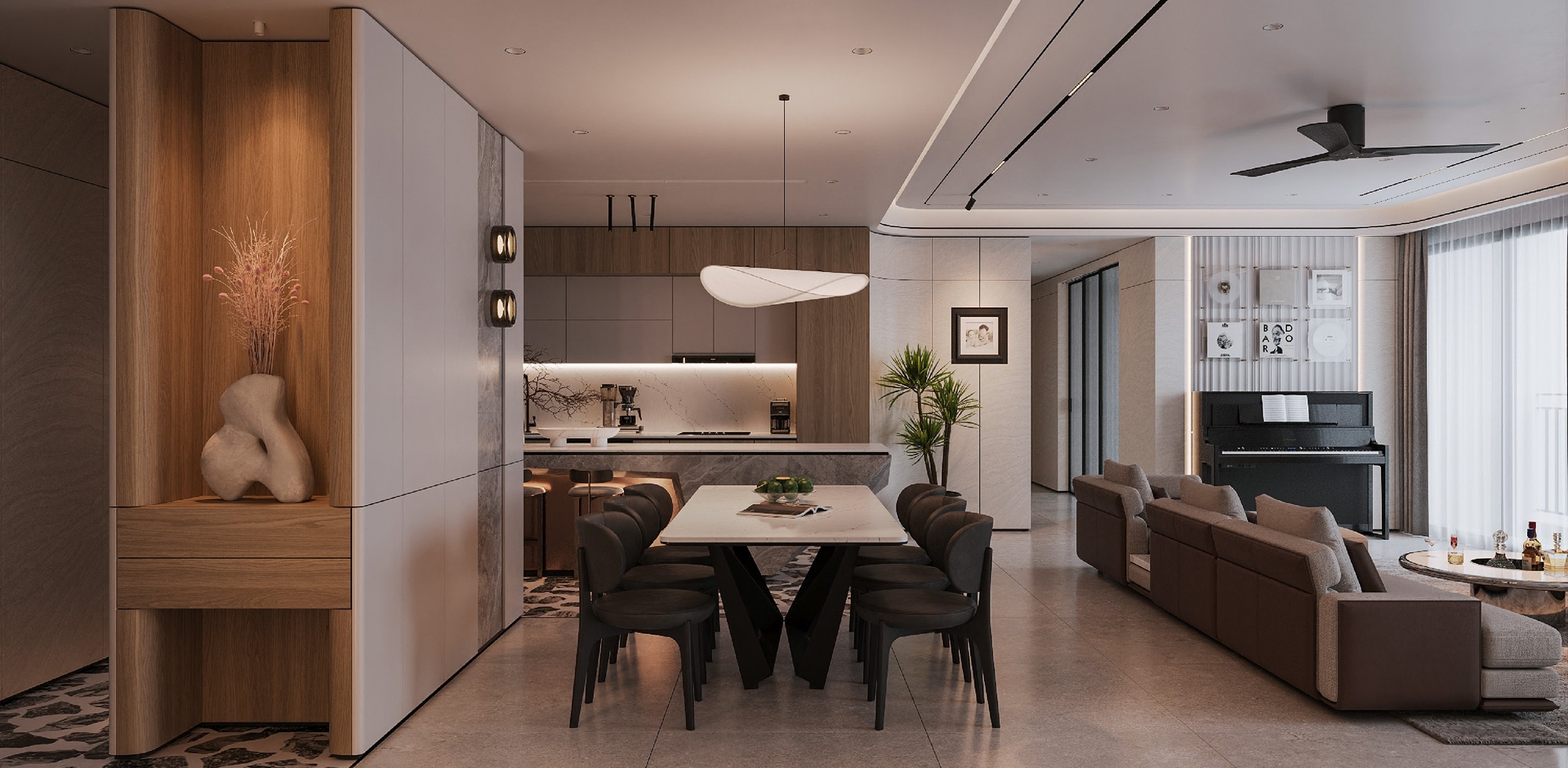 THIẾT KẾ NỘI THẤT CĂN HỘ TIMES CITY 186M² | KHI BAZZO TIẾP NHẬN MỘT CÔNG TRÌNH DANG DỞ